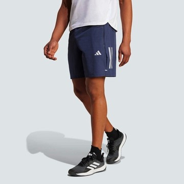 ADIDAS 愛迪達 阿迪達斯 男運動短褲-藍色 GYM+ 3S WV SHT-IW5907