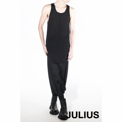 JULIUS・ユリウス/CUPRO FIBRILED CLOTH SHIRT/BLACK