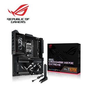 華碩 ROG CROSSHAIR X870E EXTREME 主機板+華碩 ROG THOR III 1600W 雙8/鈦金 電源供應器