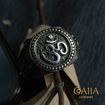 S925銀戒。嗡。Om | LU