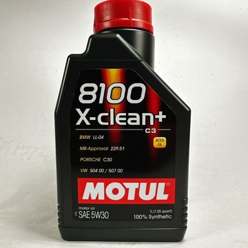 [機油倉庫]Motul 8100 X-Clean + 5W-30 5W30全合成機油 504/507
