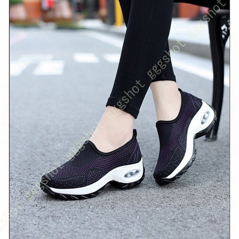スリッポン レディース 軽量 おしゃれ きれいめ スニーカー メッシュスニーカー 厚底 クッション 美脚 厚底シューズ 婦人靴 通勤 大人 かわいい 履きやすい 通販 Lineポイント最大0 5 Get Lineショッピング