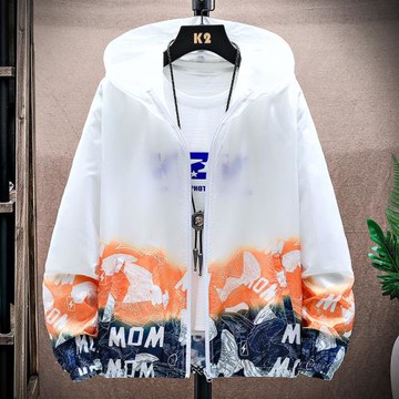 夏季新款防曬衣男士外套休閑帥氣冰絲防曬服薄款戶外釣魚皮膚衣潮