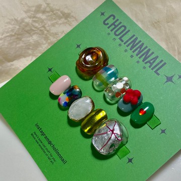 K10秋天遊樂園—客製化手作穿戴式美甲片