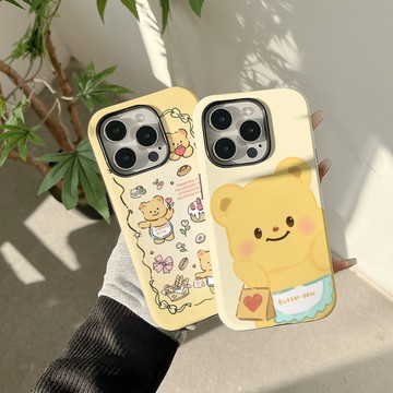 ins小熊適用蘋果16promax手機套iphone15菲林14磁吸12/11軟殼13女