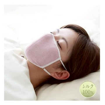 【海夫健康生活館】日本 Alphax 純蠶絲睡眠保濕口罩