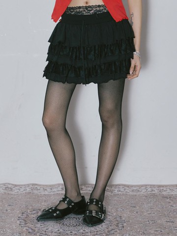 5-LAYER SKIRT [BLACK]