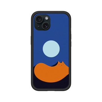 iPhone 15 Mod NX 黑 - ilovedoodle (Lim Heng Swee) - Lunar Mirage Cat - 月光貓
