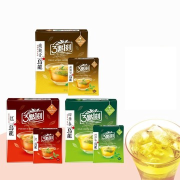 【3點1刻】烏龍茶盒裝(18入/盒)+烏龍茶盒裝(6入/盒)(買大+小)