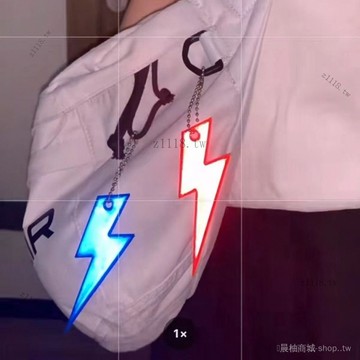 🎇可開發票✨星星閃電兒童學生書包背包配飾反光掛件夜間安全警示標識高亮騎行#免運