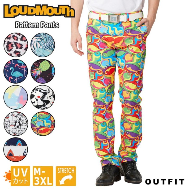 LOUDMOUTH ラウドマウス ゴルフ ゴルフウェア パンツ ロングパンツ 