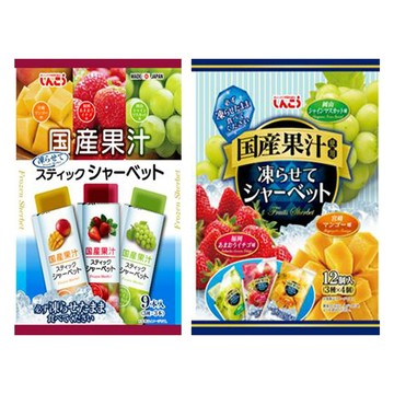 *貪吃熊*日本 真光果汁 果凍  雪酪 草莓 芒果 麝香葡萄 日本果凍 果汁棒 果凍冰沙