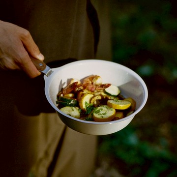 KINTO FORIS 琺瑯不鏽鋼餐碗 14.5cm - 森林綠