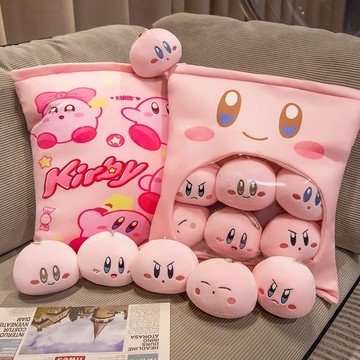 ✨買到賺到💗卡通一大袋公仔抱枕 粉色星之卡比公仔 小掛件 女生禮物 兒童玩偶 玩具