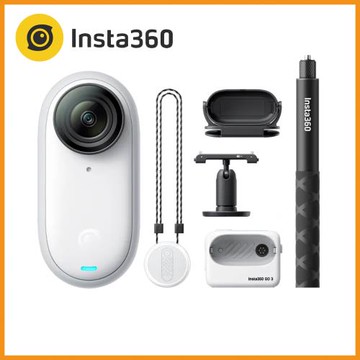 Insta360 GO 3 翻轉觸控大螢幕拇指防抖相機  128GB 公司貨 + 114cm隱形自拍棒 超人氣隱形自拍棒套組