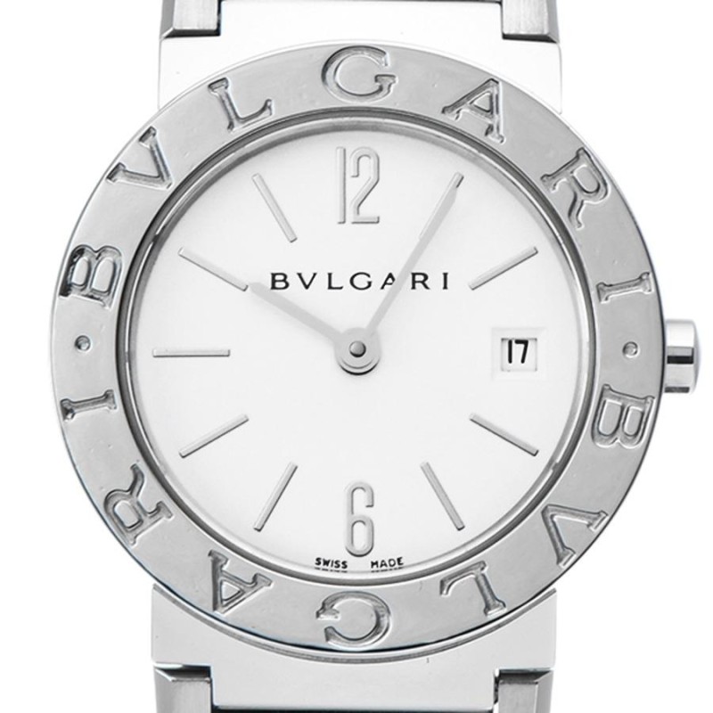 中古 ブルガリ BVLGARI ブルガリブルガリ BB26WSSD ホワイト ...