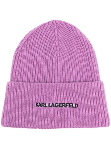 Karl Lagerfeld - K/Essential beanie - women - Polyamide - One Size - Purple