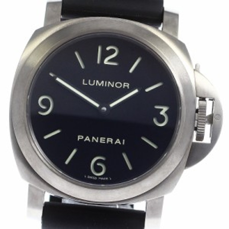 パネライ PANERAI PAM00176 ルミノール ベース 手巻き メンズ 良品 _753457