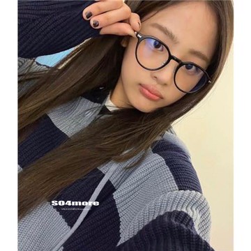 【SO4more】韓國代購 newjeans minji nct鐘辰樂同款條紋連帽毛衣