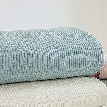 在家裡放蕩 純棉60支棉花填充床墊  Queen (155 x 210 cm)  薄荷