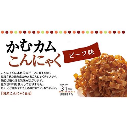 アスザックフーズ かむカムこんにゃく ビーフ味 10g ×10袋