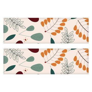 吸濕排汗運動毛巾  2條  秋風落葉 米色