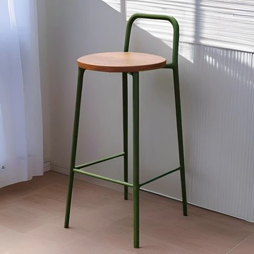 【店鋪熱銷】實木直銷工業風戶外吧臺椅家用酒吧凳網紅靠背休閑高腳凳