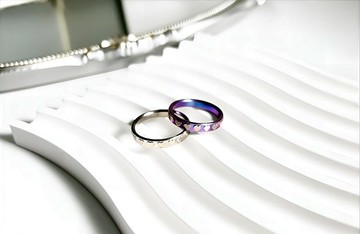 Titanvek鈦金屬戒指 3MM愛心造型