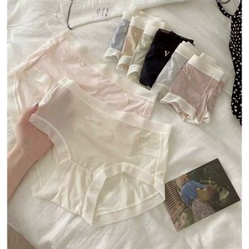 2件169元 開發票 獨立包裝 80支莫代爾內褲燙金V字內褲包臀內褲絲滑內褲 中腰內褲 包臀內褲 透氣內褲 涼感內褲