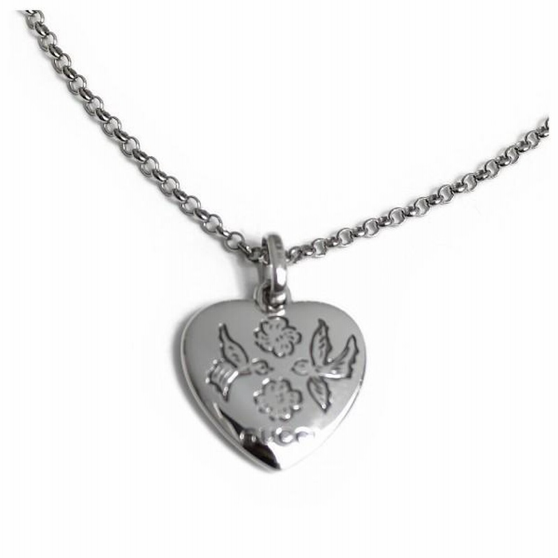 次*8様 GUCCI ブラインドフォーラブ シルバーハート グッチ GUCCI ネックレス レディース BLIND FOR LOVE HEART