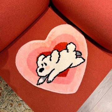 Manyu客製植絨地墊 寵物插画 喬遷禮物 生日禮物