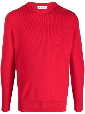 Manuel Ritz - logo-embroidered organic-cotton jumper - men - Organic Cotton - L