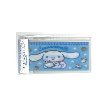 小禮堂 Sanrio 三麗鷗 大耳狗 滑扣夾鏈收納袋 (藍茶壺款)