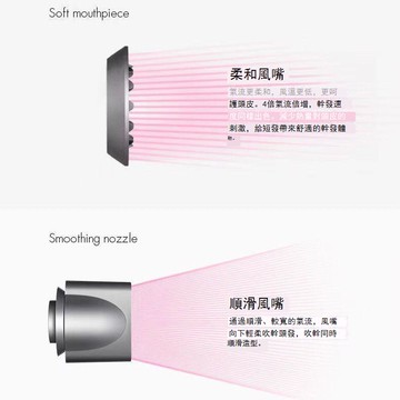 某森吹風機磁吸風嘴配件造型柔和順滑擴散防飛翹風嘴風筒烘干卷發 d7143