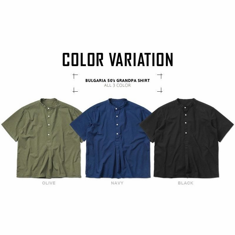 在庫一掃】 新品 ブルガリア軍 1950年代復刻 グランパシャツ 後染め ミリタリーシャツ ノーカラー バンドカラーシャツ プルオーバーシャツ スリーピングシャツ 新品 ブルガリア軍 1950年代復刻 グランパシャツ 後染め レディース ミリタリーシャツ ノーカラー バンドカラー ゆったり おしゃれ 無地