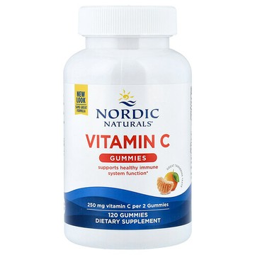 Nordic Naturals, 維生素 C 軟糖，橘子味，120 粒軟糖（每粒軟糖 125 毫克）