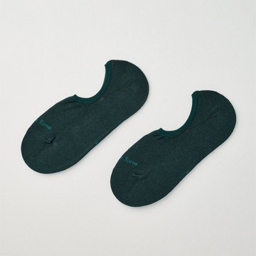 你看不到我 防滑隱形襪 - 軍綠(L)