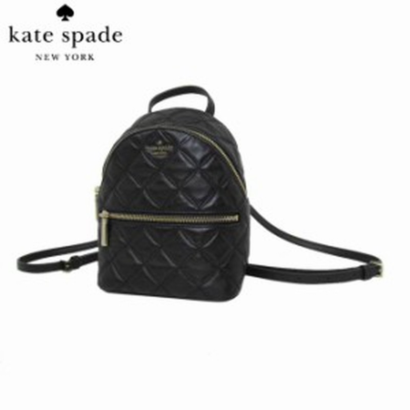 ケイトスペード アウトレット Kate Spade ショルダーバッグ Wkru7075 001 キルティング調 レザー 2way ミニ リュック ポシェット Mini 通販 Lineポイント最大1 0 Get Lineショッピング