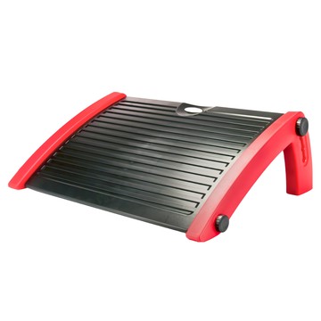 aidata 人體工學 FR-1001R 腳踏板 ABS HIPS RUBBER 材料 台灣製造 54x37x17公分  紅色