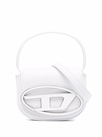 Diesel - 1DR XS leather crossbody bag - women - Calf Leather/Zamak - One Size - White