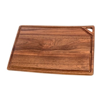 HOLA 和樂家居 相思木可吊掛溝槽砧板  36 x 24 x 1.5cm  014360882  1個