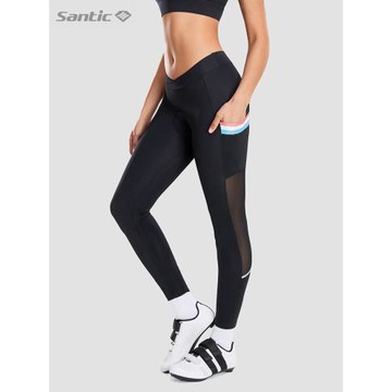 Santic森地客 春夏新款騎行褲 公路車自行車褲吸濕排汗騎行長褲女
