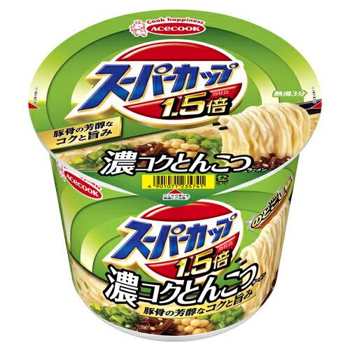 エースコック SC1.5倍 とんこつラーメン 111g ×12 メーカー直送