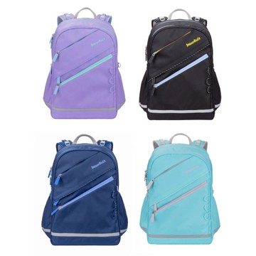 *【MoonRock】夢樂書包 ASS302 中高年級護脊書包-黑色/薄荷綠/淺紫/深藍