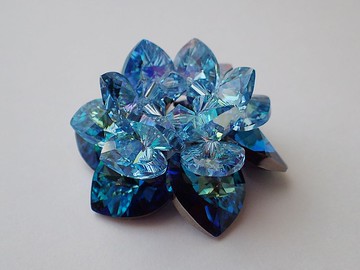 蓮花 擺件 SWAROVSKI ELEMENTS(施華洛世奇元素)