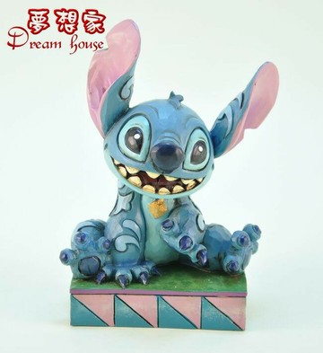 美國ENESCO精品-Jim Shore愛木小灣-DISNEY星際寶貝-史迪奇 ★超可愛★