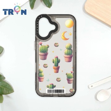 TRON IPhone 16 月亮太陽仙人掌集合 防摔太空載具殼 透黑 軟硬 手機殼
