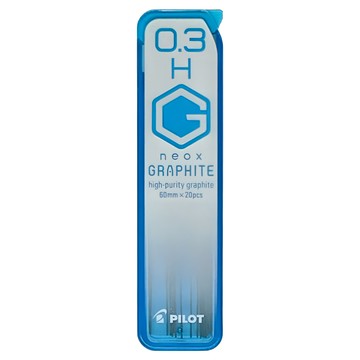PILOT 百樂 超級G 自動鉛筆芯 H high-purity graphite 60mm x 20pcs  0.3mm  1盒