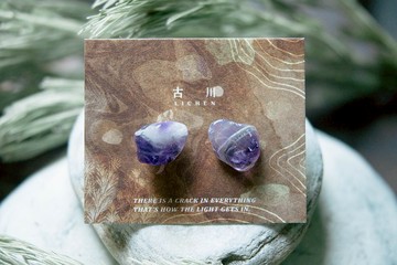 CRACK | 礦物系耳環 |  EARRINGS