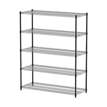 dayneeds 荷重型 120x45x150cm五層烤漆波浪架 兩色可選 超強耐重/倉儲架/置物架